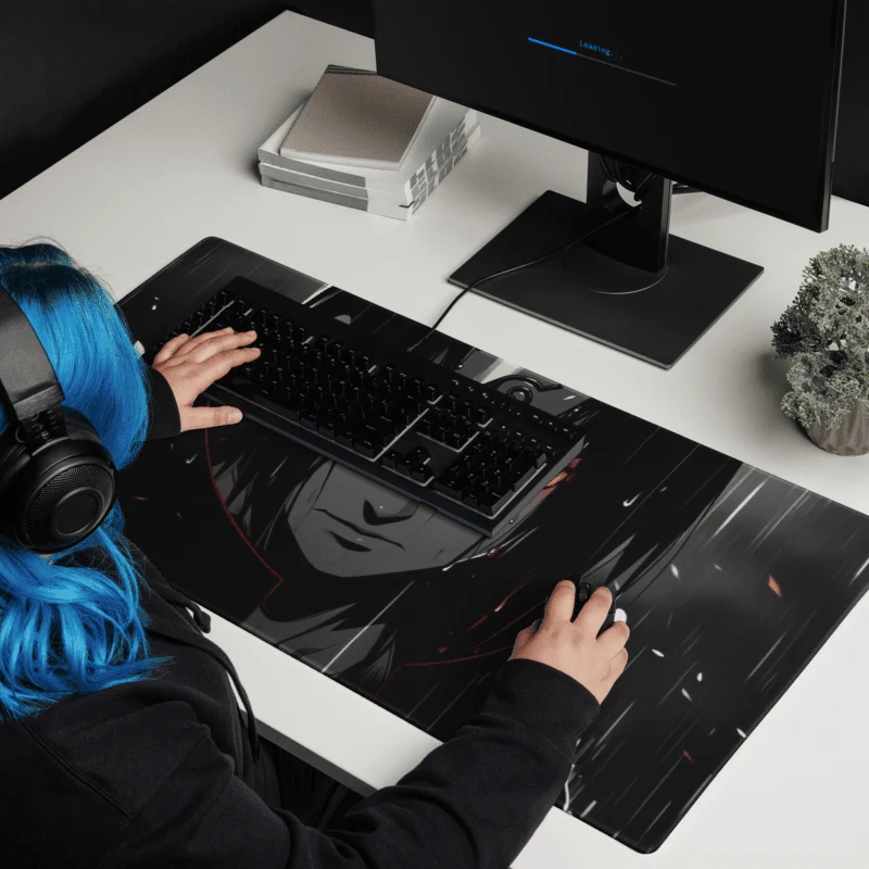 Tapis De Souris Anime Ninja Renégat Yeux Rouges