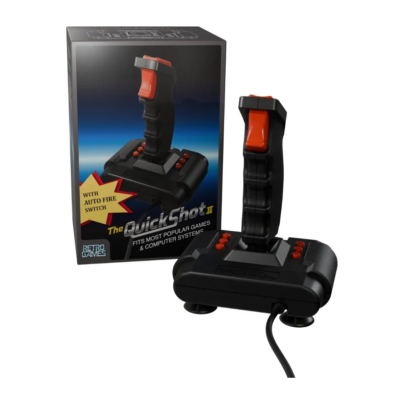 THEQUICKSHOT II — joystick USB à 8 boutons, microswitchs et tir automatique