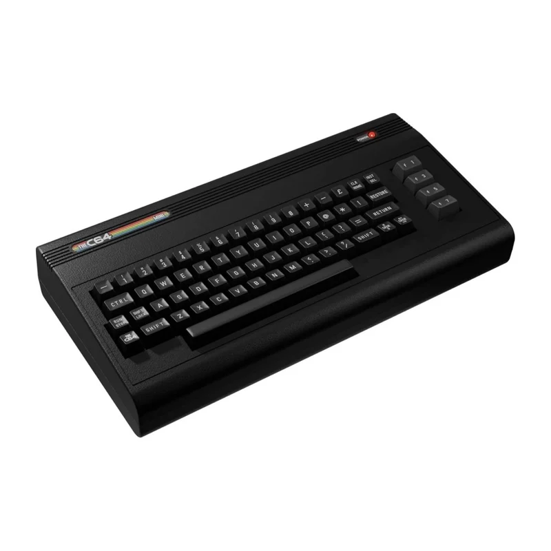 THEC64 Mini Black Edition — réplique au 1/2 du Commodore 64, 25 jeux modernes et joystick fourni