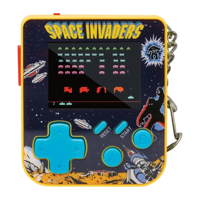 Super Micro — mini console porte-clés à jeux d'arcade intégrés, écran couleur 2 pouces