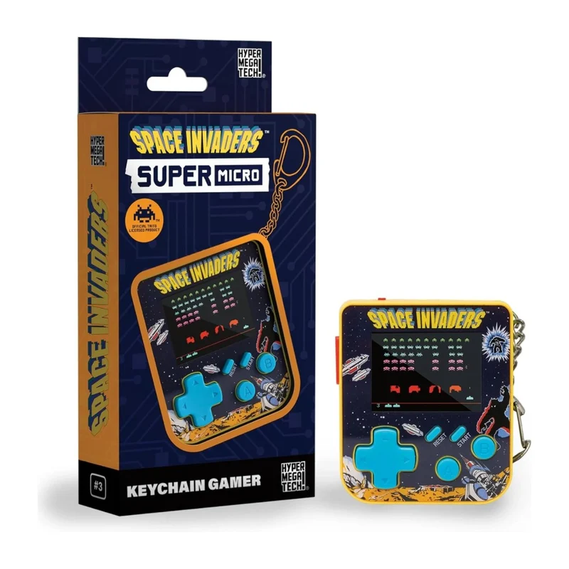 Super Micro — mini console porte-clés à jeux d'arcade intégrés, écran couleur 2 pouces