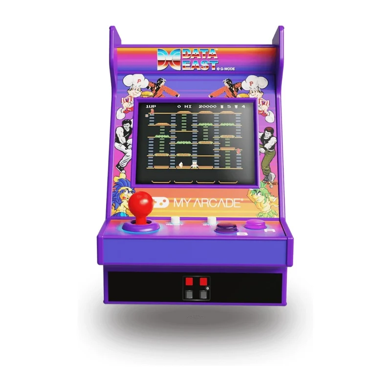 Nano Player Data East Hits — mini borne à écran 2,4 pouces, 8 jeux Data East et 200 jeux bonus