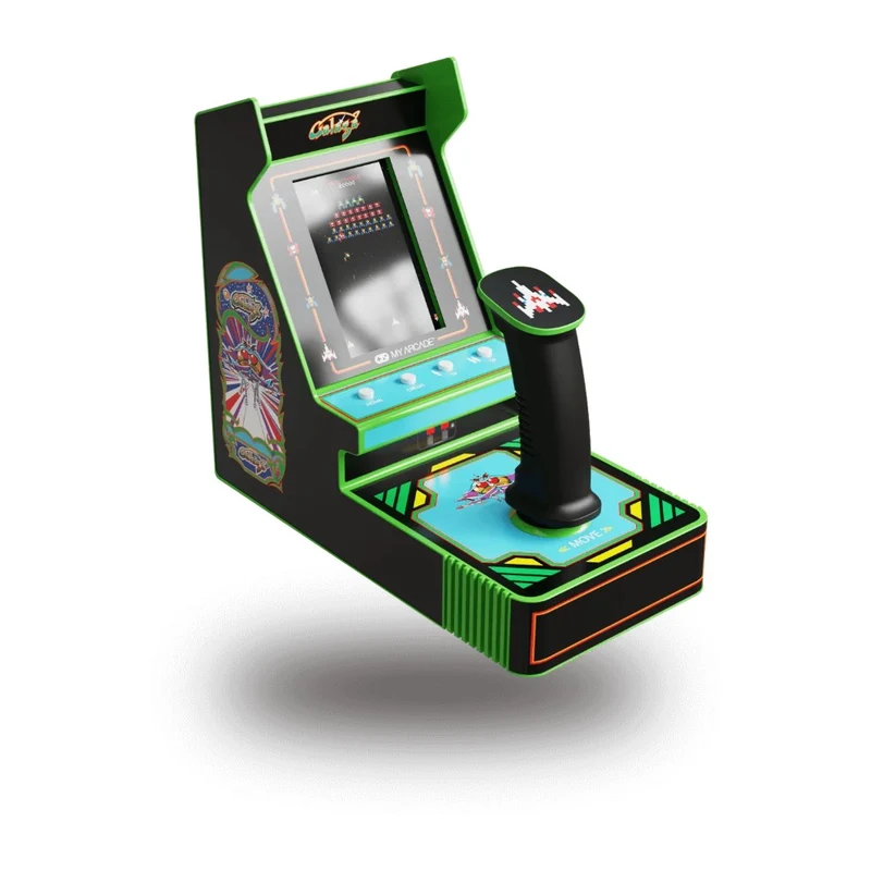 Joystick Player My Arcade — mini arcade à joystick et écran vertical, sur piles ou USB-C