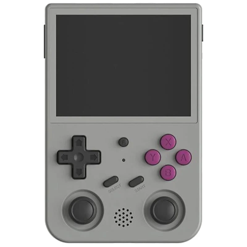 Anbernic RG353VS grise retour client — comme neuve, étui et carte 128 Go inclus