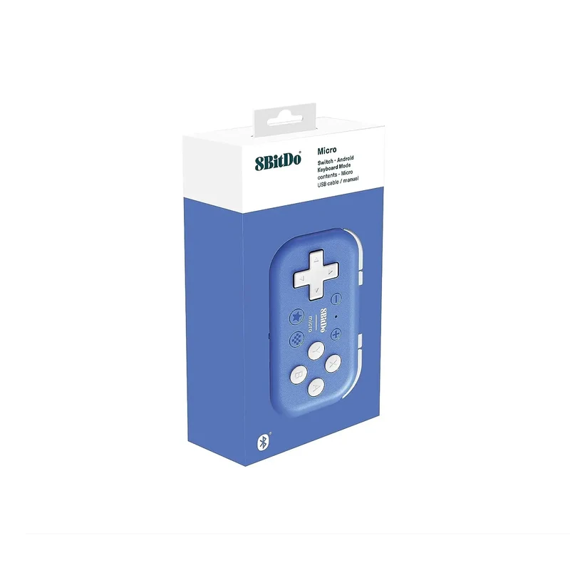 Mini manette 8BitDo Micro Bluetooth pour Switch et Android — 24,8 g, 16 boutons et mode clavier