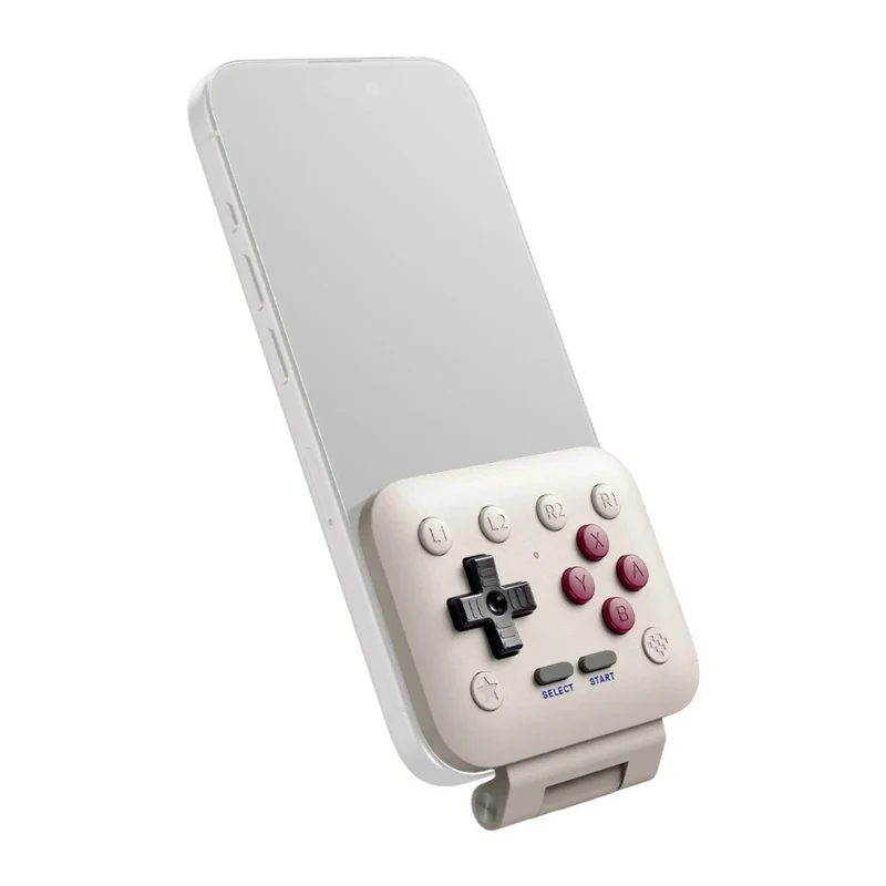 Manette 8BitDo FlipPad pour smartphone — croix et boutons ABXY à rabat, connexion USB-C
