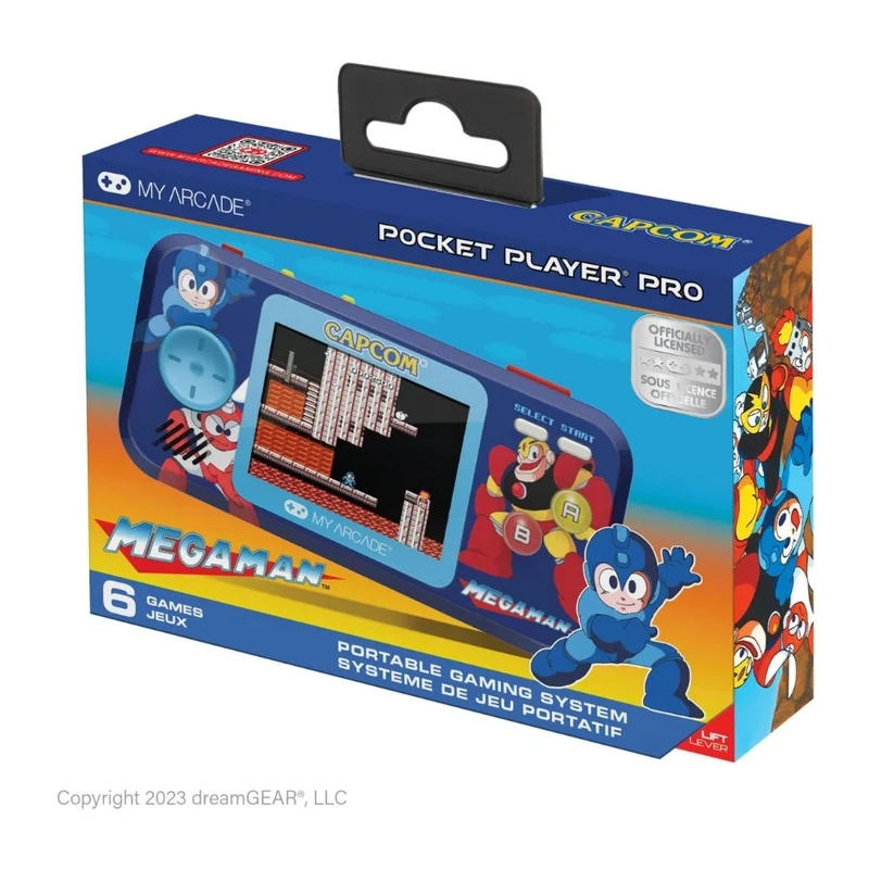 Pocket Player Pro My Arcade — console de poche à écran vertical 2,75 pouces et jeux intégrés