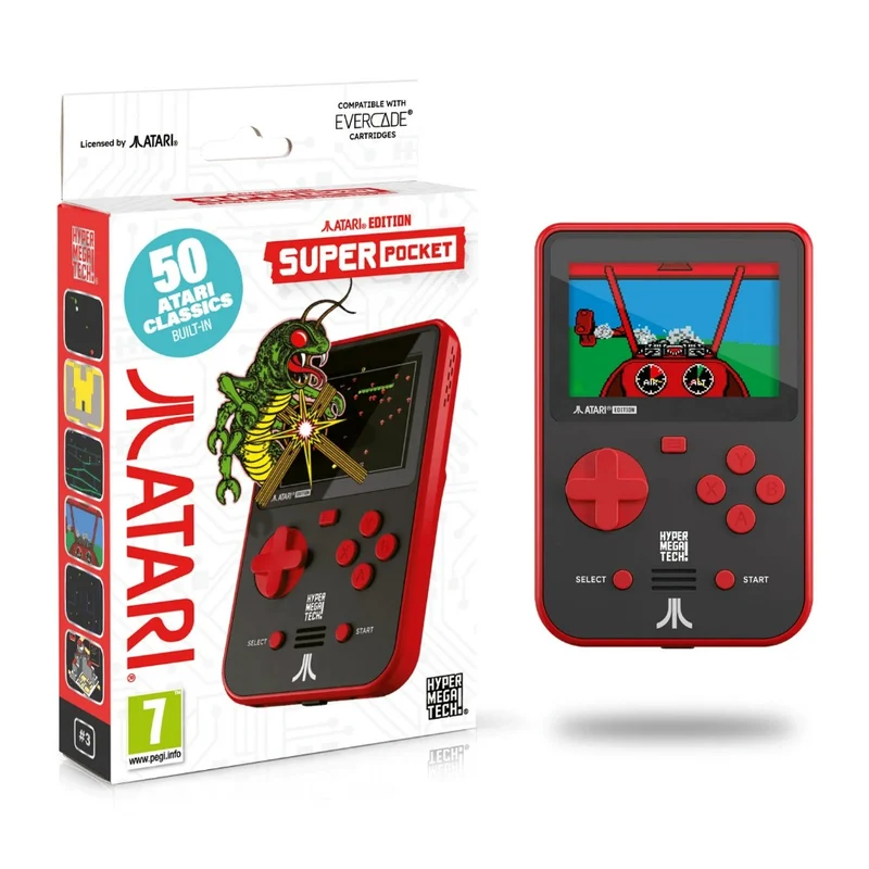 Super Pocket Evercade — console portable à jeux intégrés et port cartouche Evercade