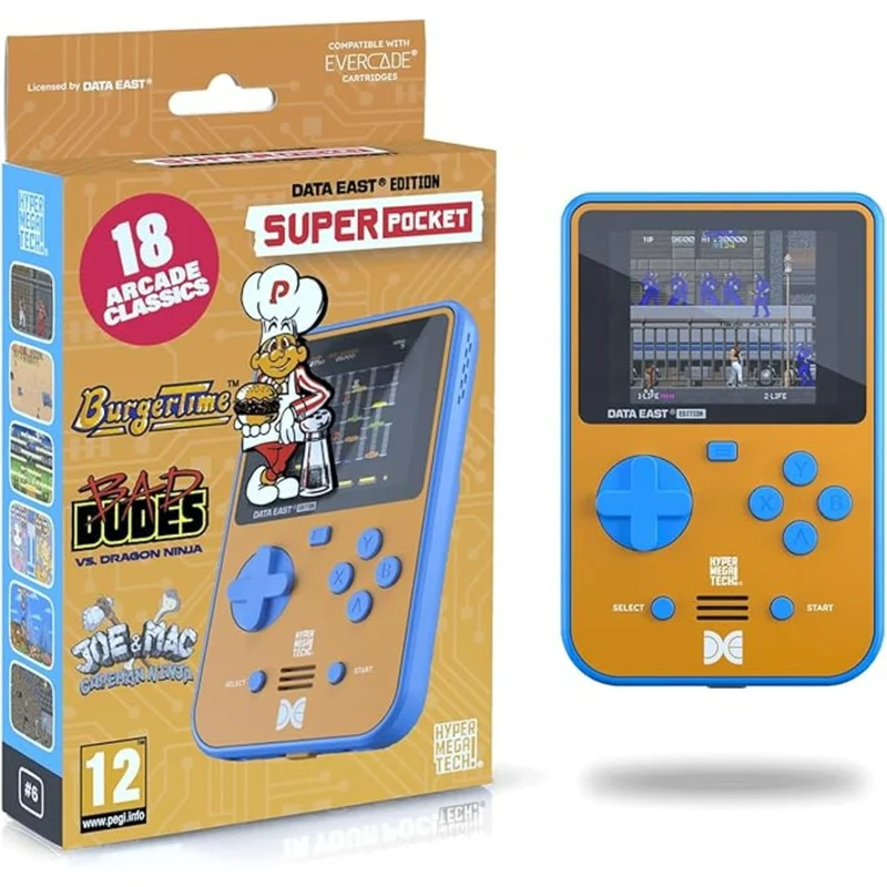 Super Pocket Evercade — console portable à jeux intégrés et port cartouche Evercade
