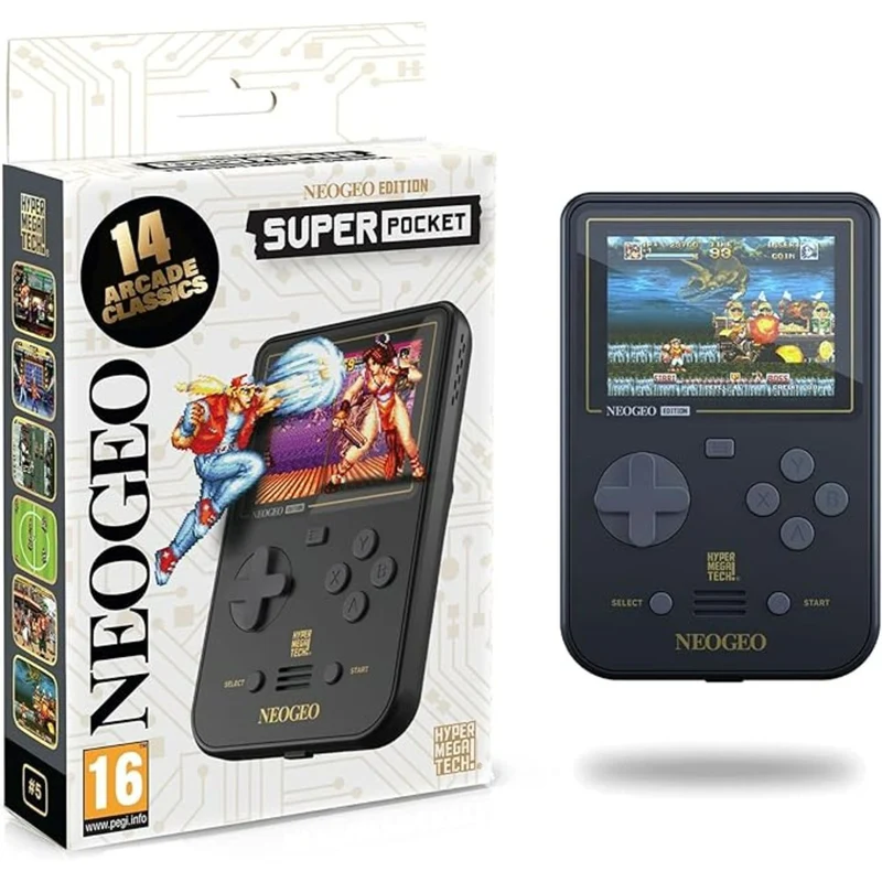 Super Pocket Evercade — console portable à jeux intégrés et port cartouche Evercade