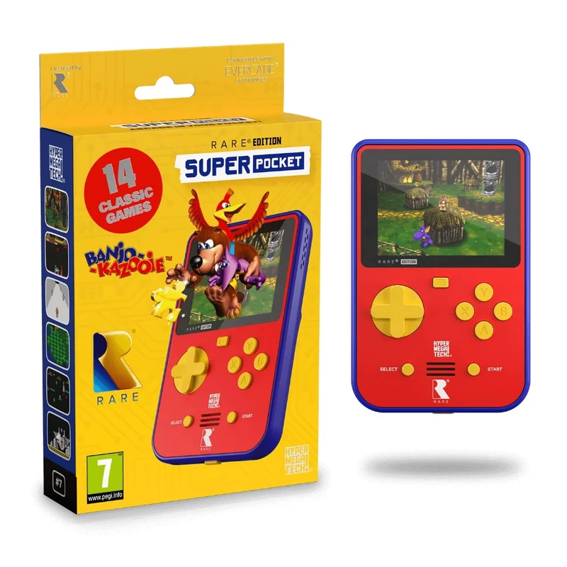 Super Pocket Evercade — console portable à jeux intégrés et port cartouche Evercade