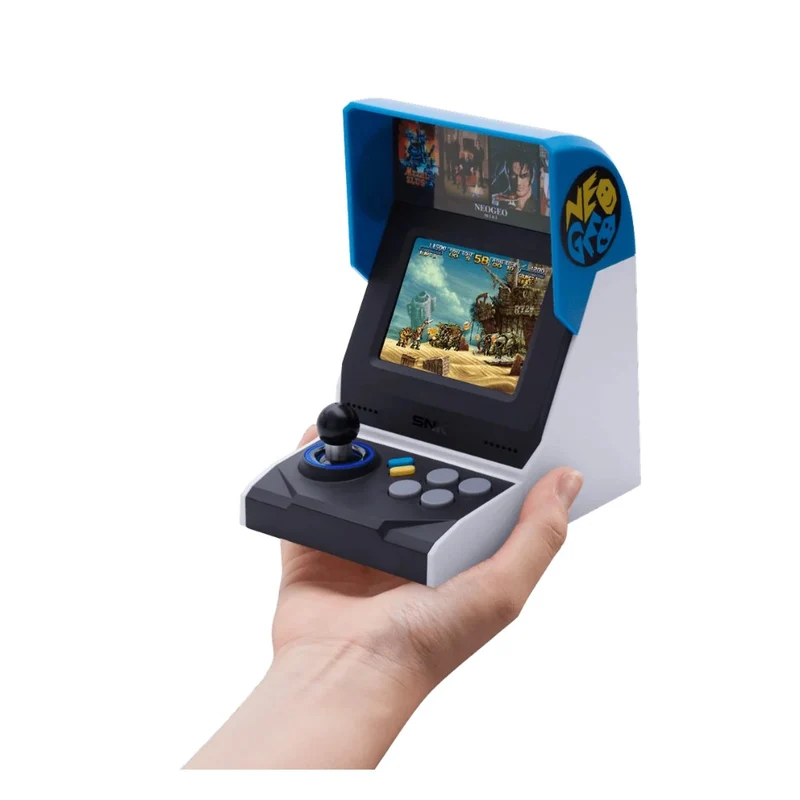 Neo Geo Mini — console arcade à écran 3,5 pouces, 40 jeux SNK intégrés et sortie HDMI