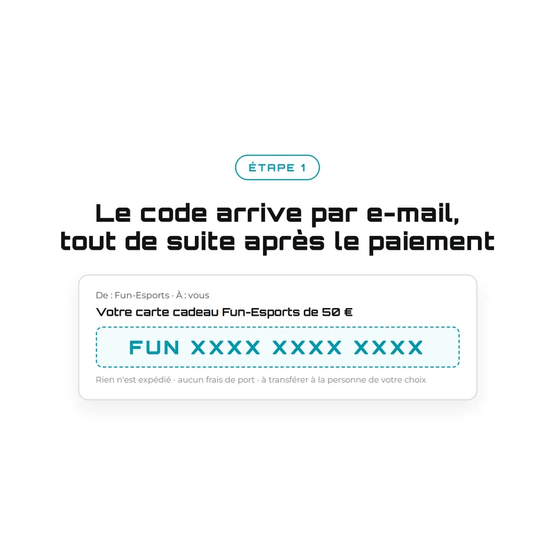 Carte cadeau Fun-Esports