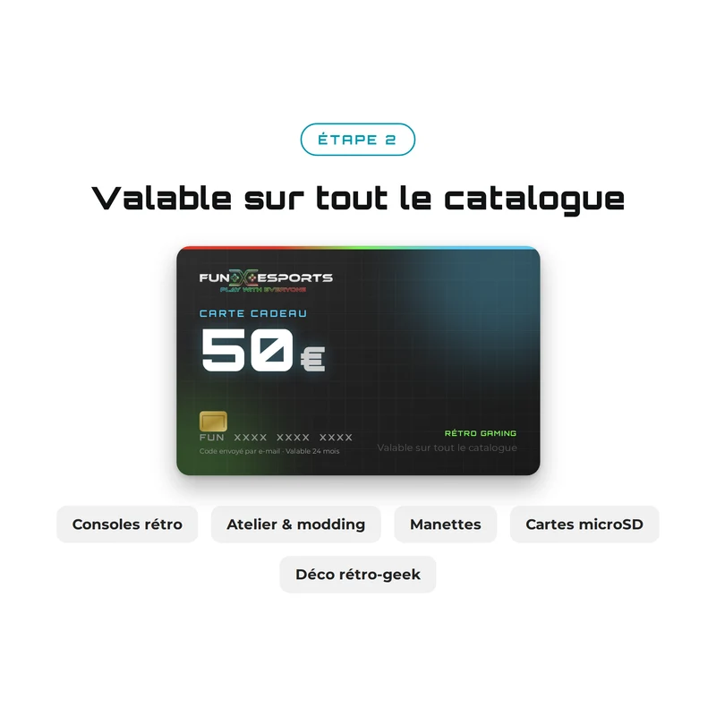 Carte cadeau Fun-Esports