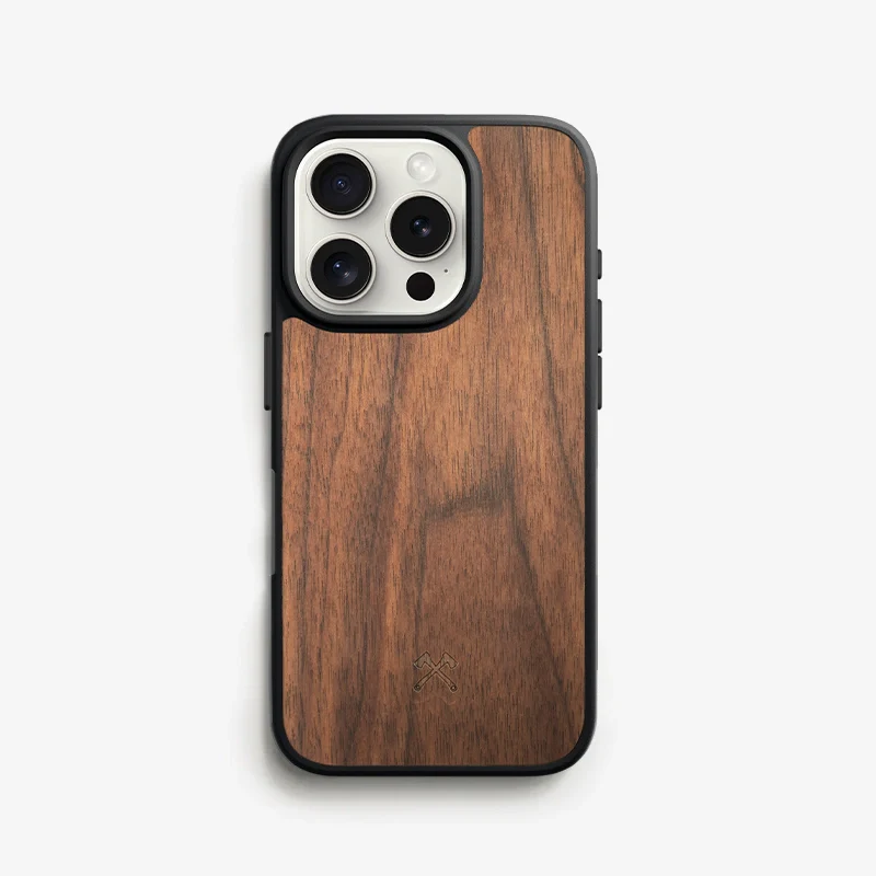 Étui iPhone en bois MagSafe