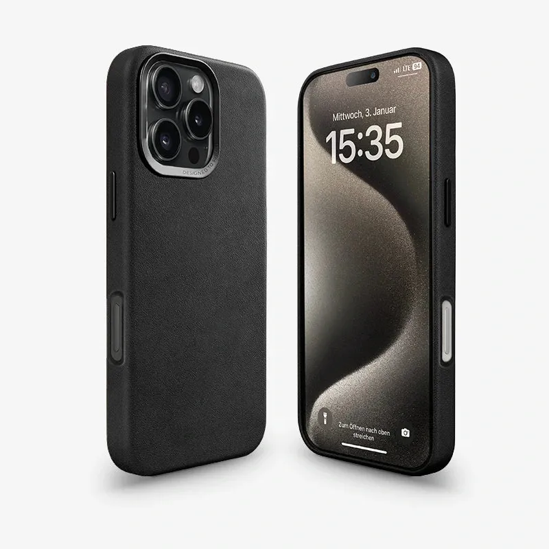 iPhone 16 Pro Max Housse en cuir Vegan