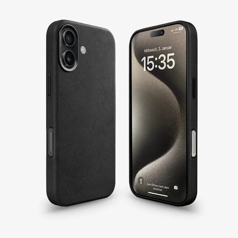iPhone 16 Housse en cuir Vegan