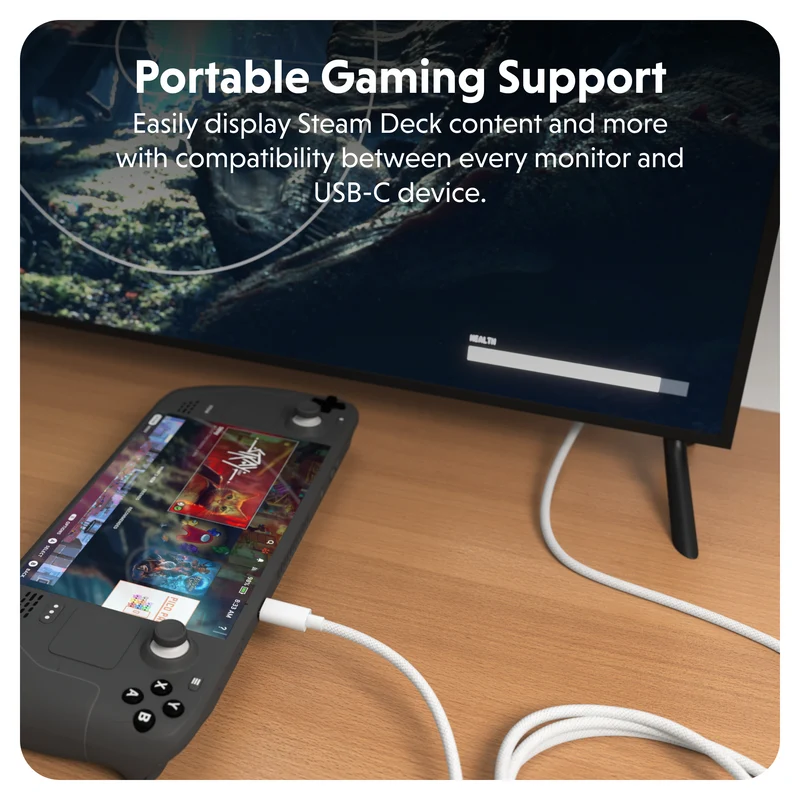 Câble HyperDrive USB-C vers HDMI 4K60Hz - Blanc