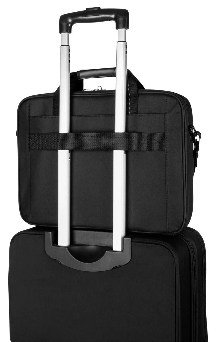 15.6" Classic Slim Briefcase - Noir