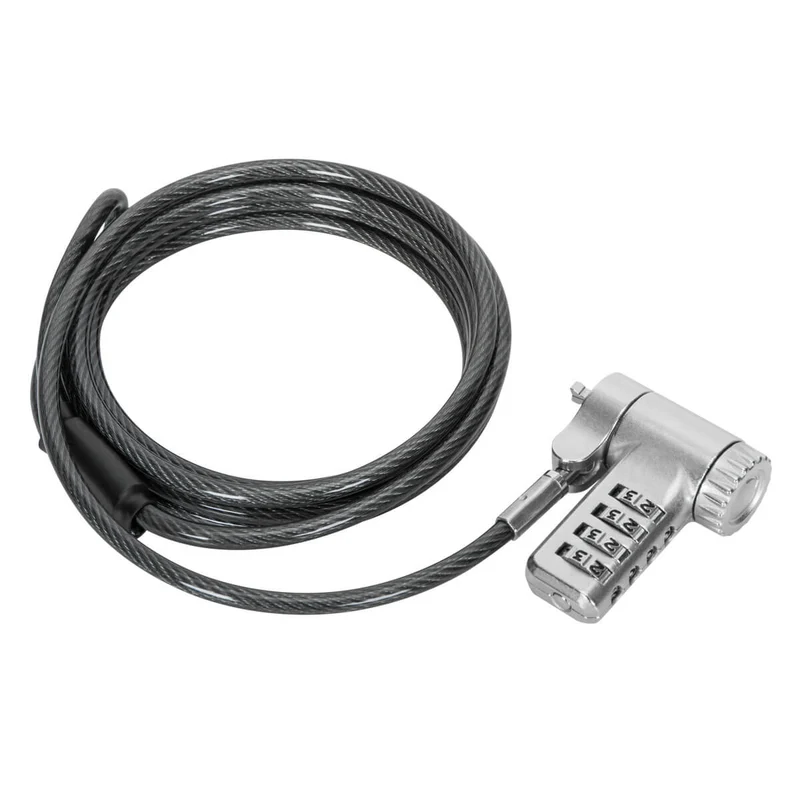 DEFCON® Ultimate Serrure à câble à combinaison universelle sérialisée avec tête de serrure adaptable Slimline - (B2B single pack)