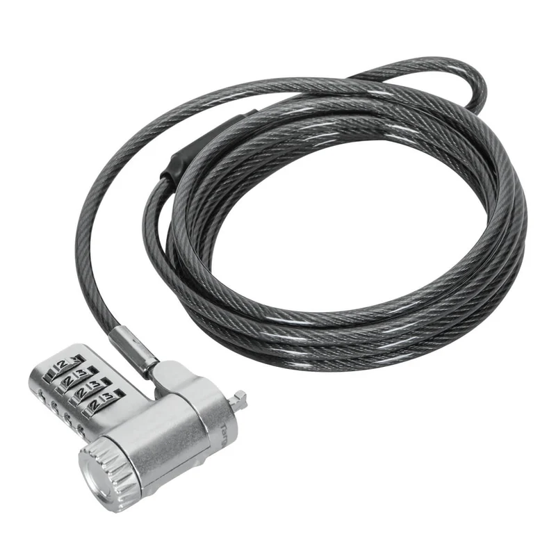 DEFCON® Ultimate Serrure à câble à combinaison universelle sérialisée avec tête de serrure adaptable Slimline - (paquet de 25 B2B)
