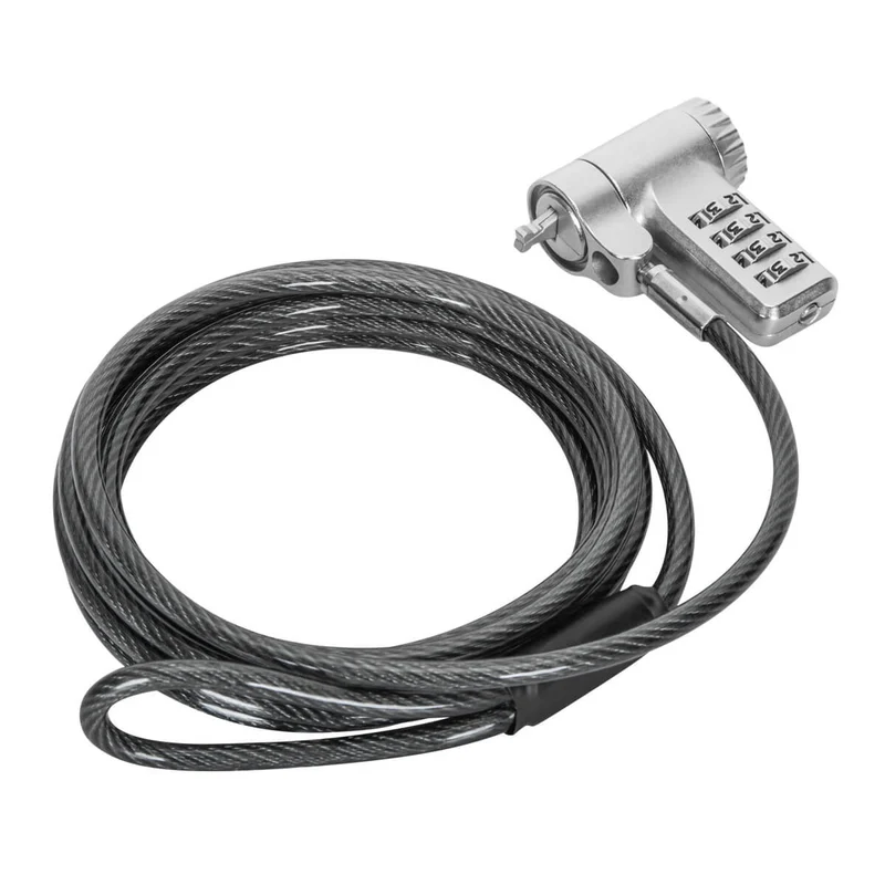 DEFCON® Ultimate Serrure à câble à combinaison universelle sérialisée avec tête de serrure adaptable Slimline - (paquet de 25 B2B)