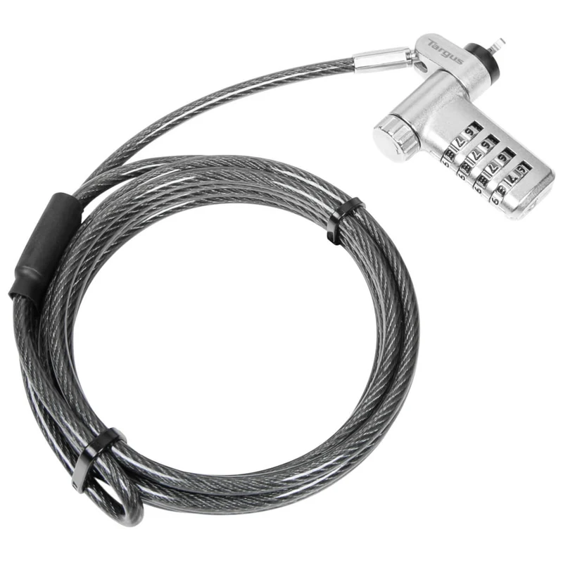 DEFCON® Ultimate Serrure à câble à combinaison universelle sérialisée avec tête de serrure adaptable Slimline - (paquet de 25 B2B)
