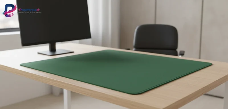 Tapis de Souris XXL Vert — Vert Forêt Deskmat | PopMyPad