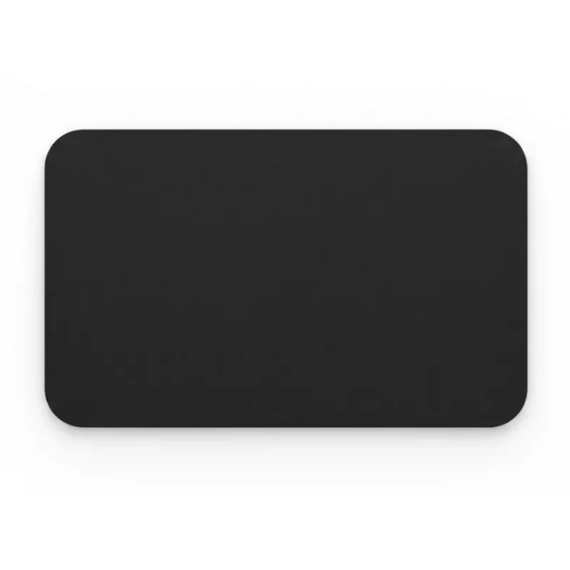 Black XXL Mouse Pad — Solid Black Desk Mat | PopMyPad