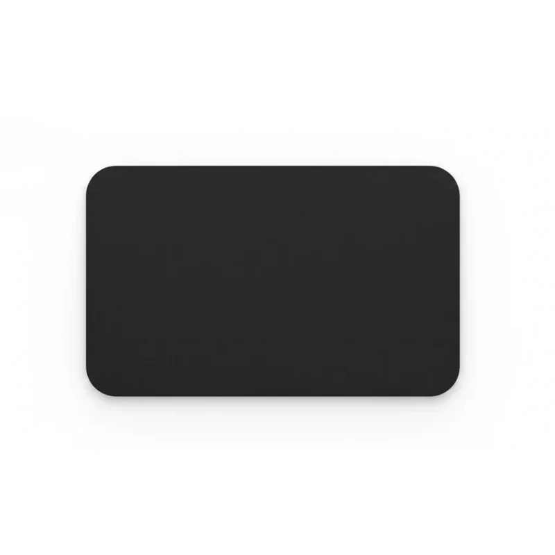 Black XXL Mouse Pad — Solid Black Desk Mat | PopMyPad