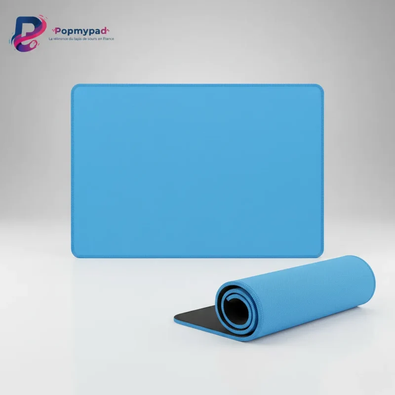 Blue XXL Mouse Pad — Azure Horizon Desk Mat | PopMyPad