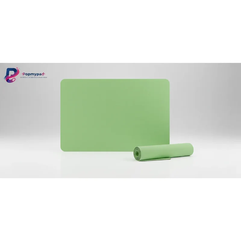 Tapis de Souris XXL Vert — Vert Clair Pastel Deskmat | PopMyPad
