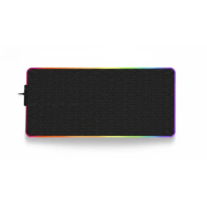 Japanese XXL RGB Mouse Pad — Esports Seigaiha Waves | PopMyPad