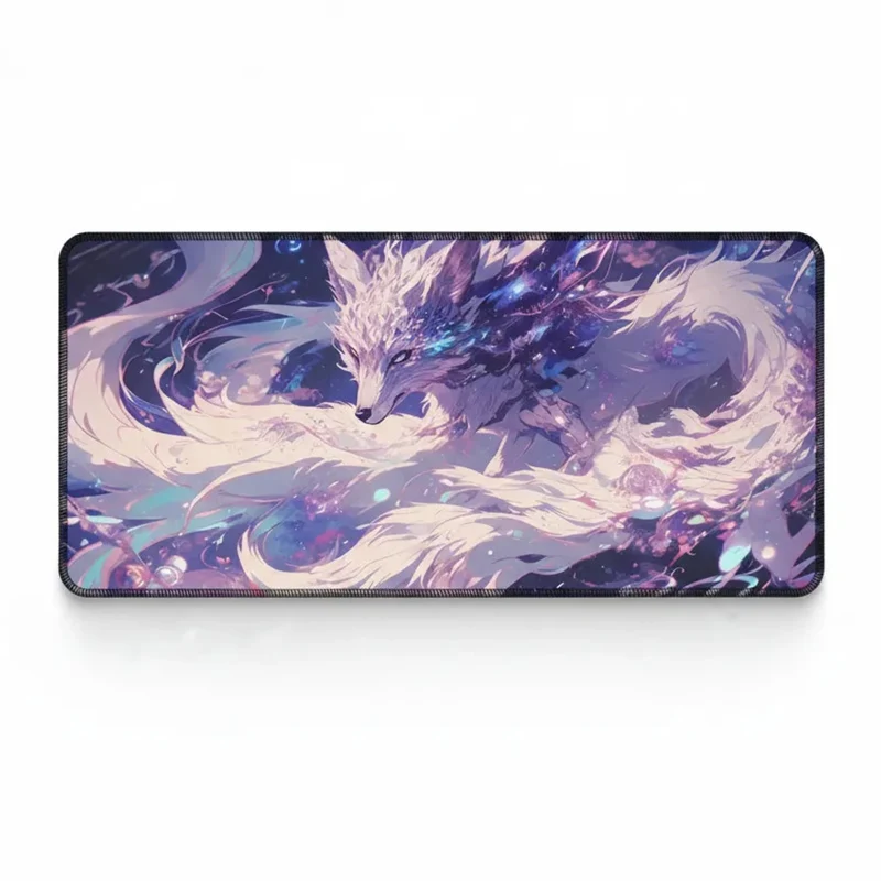 XXL Fox Mouse Pad — Nebula and Constellations | PopMyPad