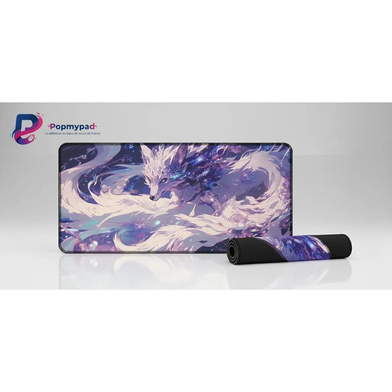 XXL Fox Mouse Pad — Nebula and Constellations | PopMyPad
