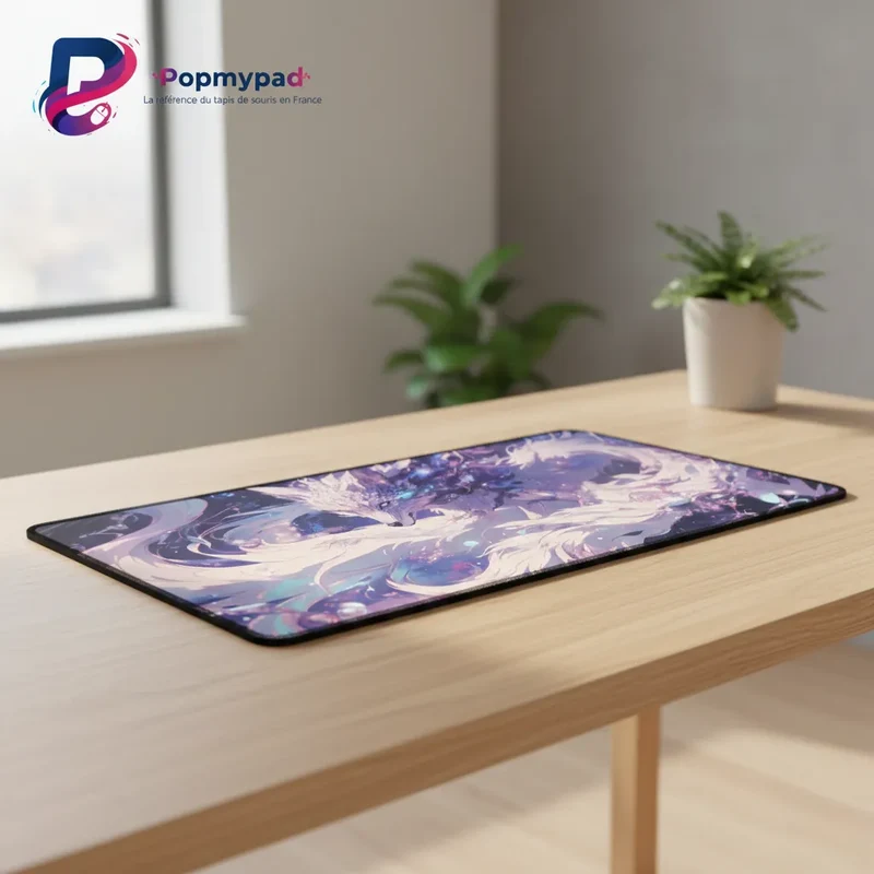 XXL Fox Mouse Pad — Nebula and Constellations | PopMyPad