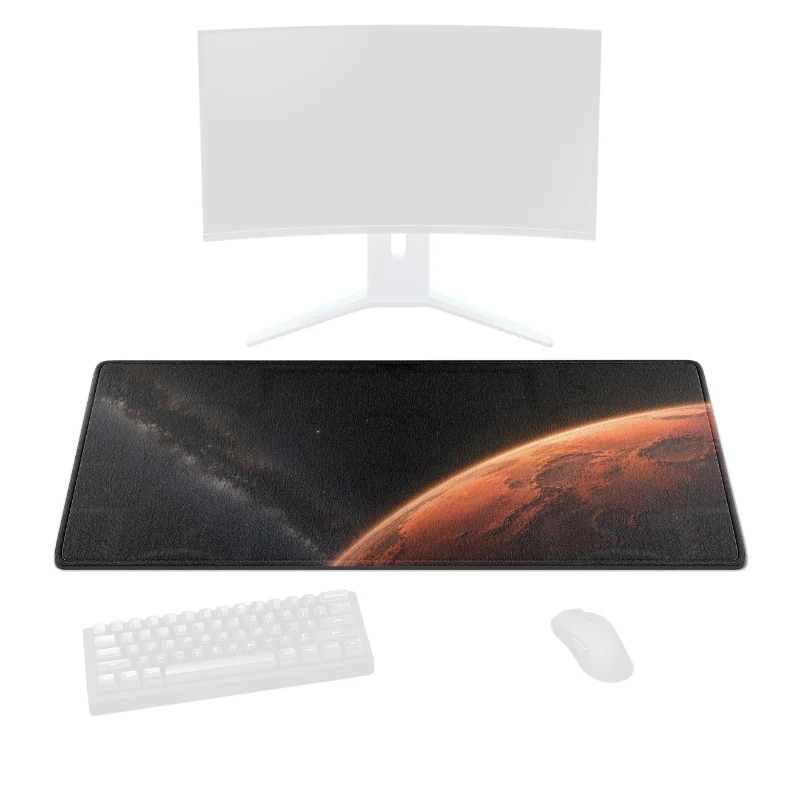 Tapis de Souris "Planète Mars et Voie Lactée"