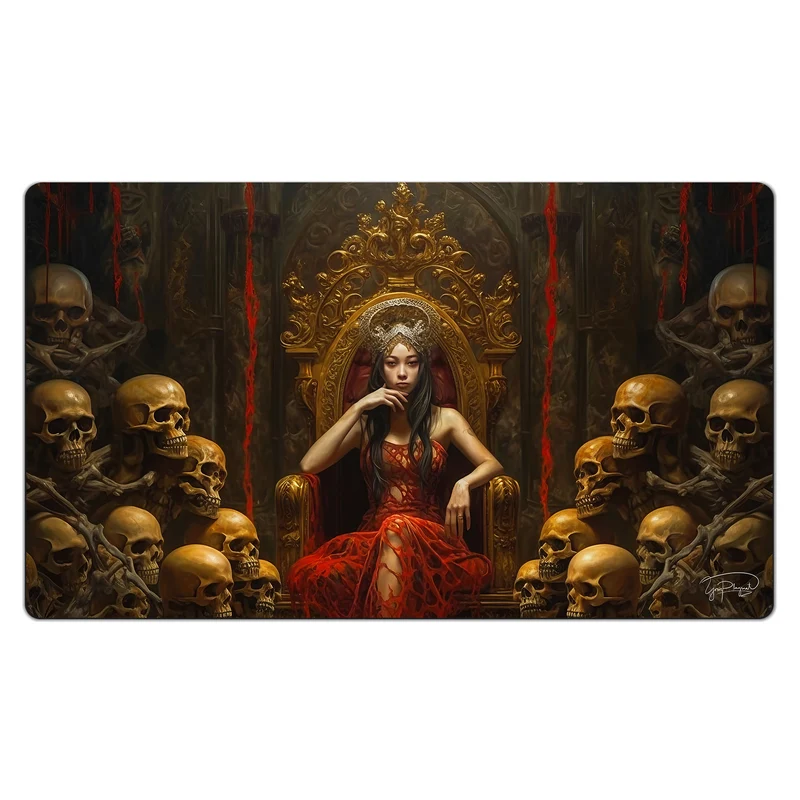The Queen of Skulls Playmat