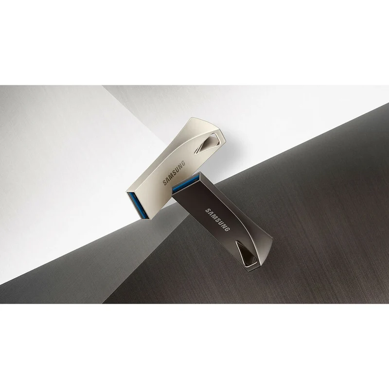 Samsung Clé USB 3.1 Bar Plus 128 Go Gris Titane MUF-128BE4/AM