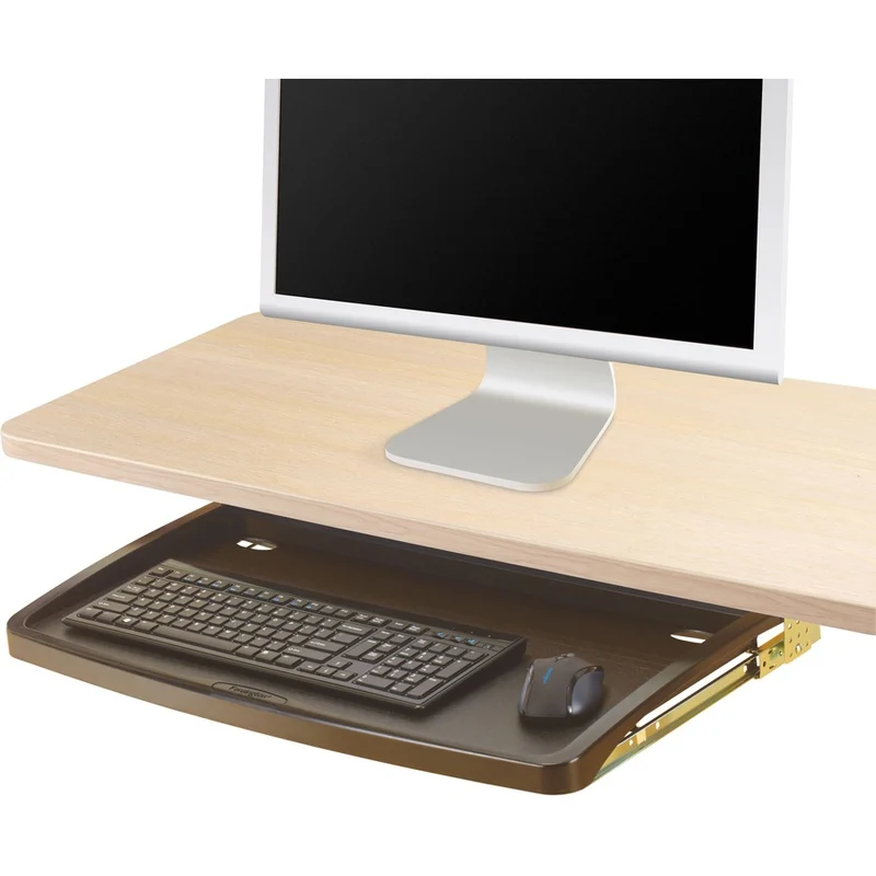 Tiroir à clavier confortable sous le bureau Kensington K6000 avec système Smartfit K60004US
