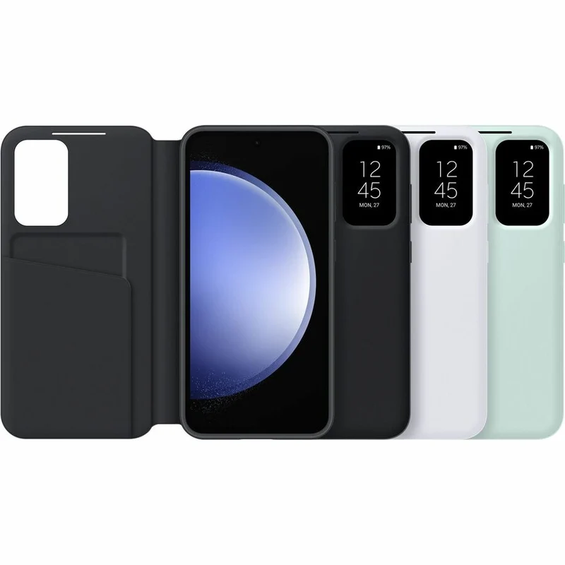 Étui de transport Samsung Smart View (portefeuille) pour smartphone Samsung Galaxy S23 FE, carte - Menthe EF-ZS711CMEGCA