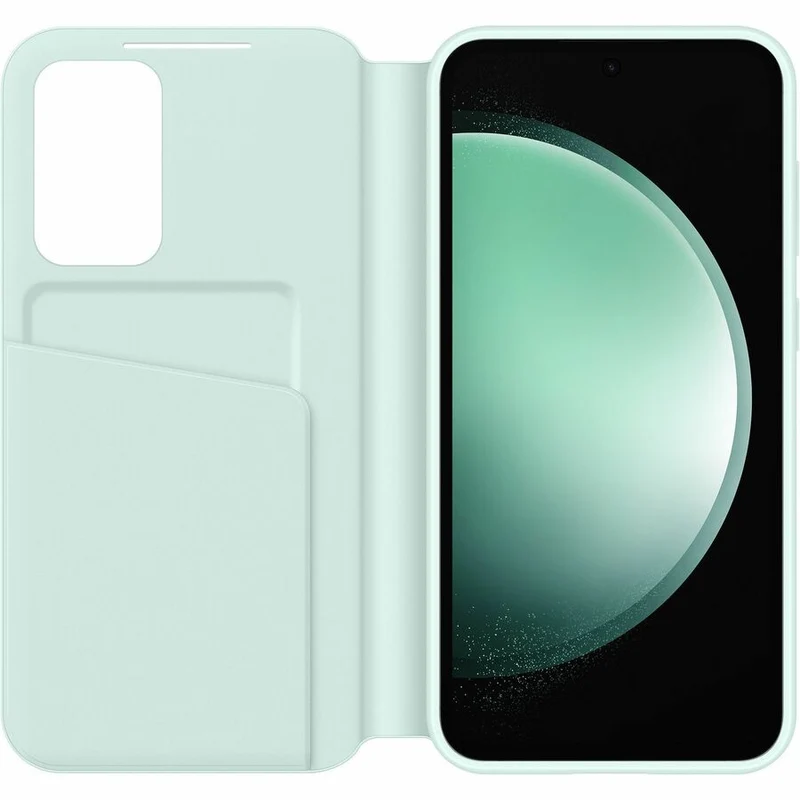 Étui de transport Samsung Smart View (portefeuille) pour smartphone Samsung Galaxy S23 FE, carte - Menthe EF-ZS711CMEGCA
