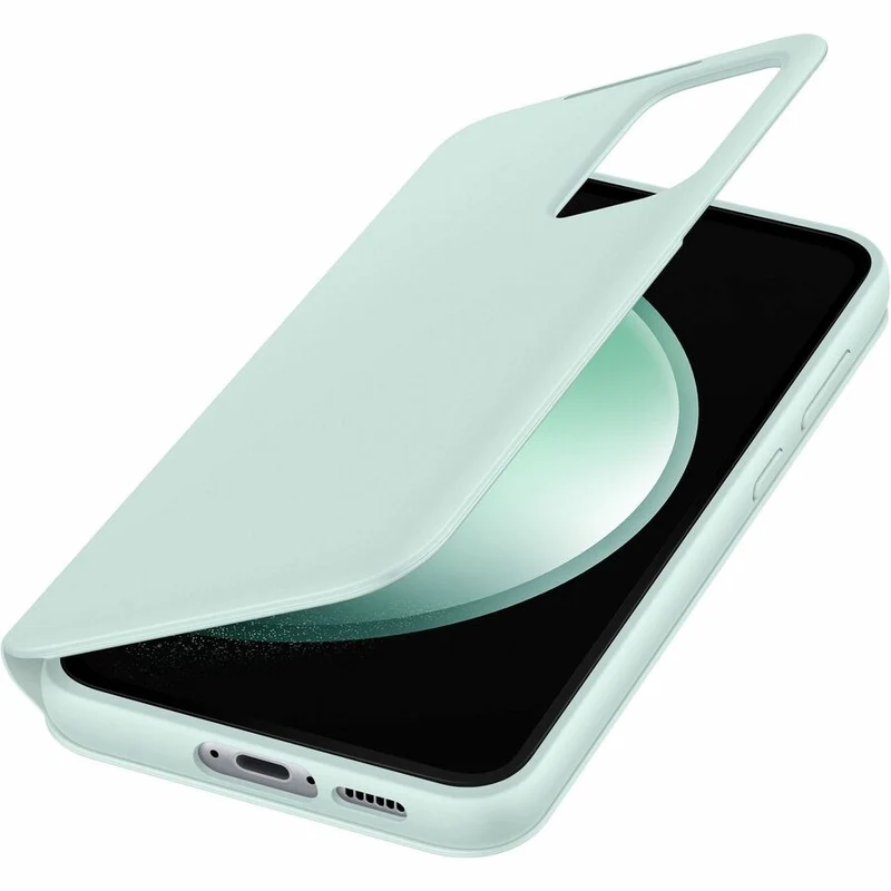 Étui de transport Samsung Smart View (portefeuille) pour smartphone Samsung Galaxy S23 FE, carte - Menthe EF-ZS711CMEGCA