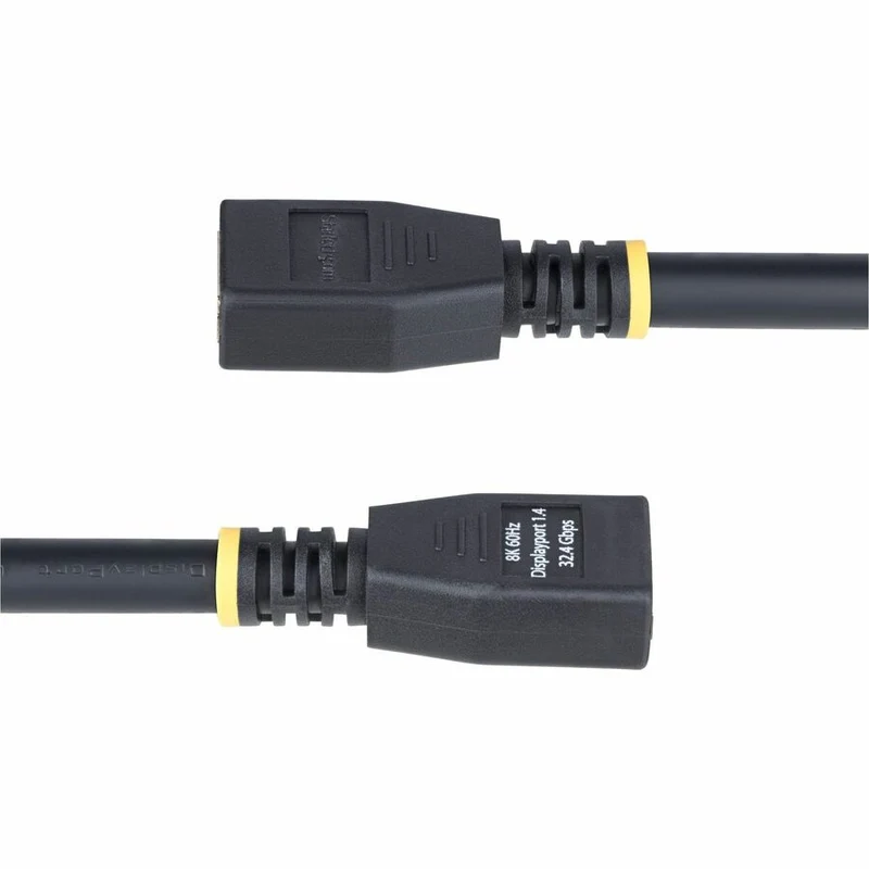 StarTech.com Câble d'extension DisplayPort 10 de 3 m, câble de protection de port DP 1.4, 1.4K 8 Hz, cordon adaptateur d'extension DisplayPort, mâle vers femelle 60F-DP10-EXTEND-CBL