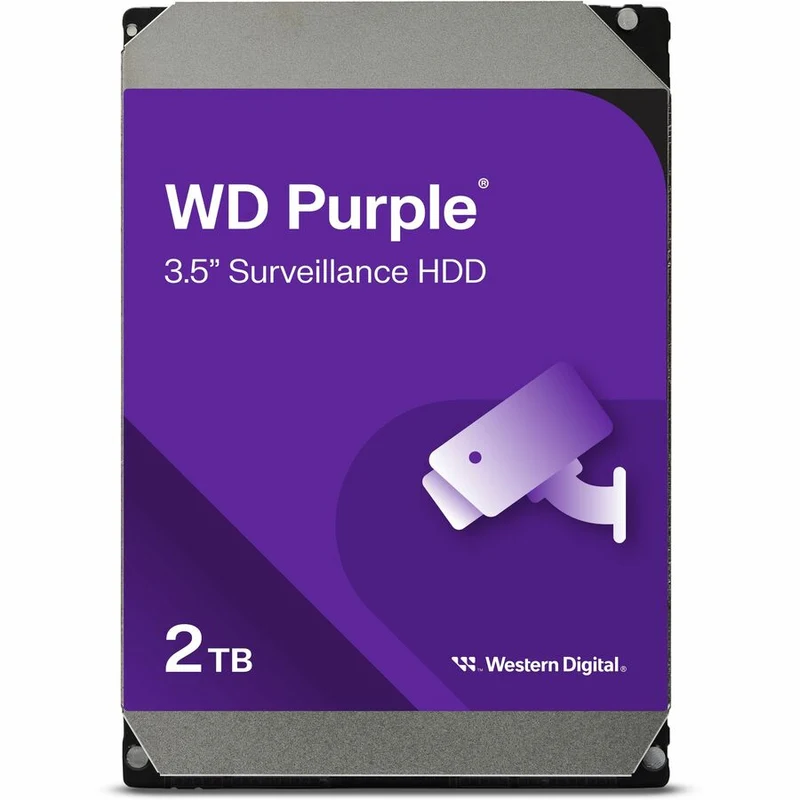 Disque dur WD Purple WD23PURZ 2 To - 3.5" Interne - SATA - Violet WD23PURZ