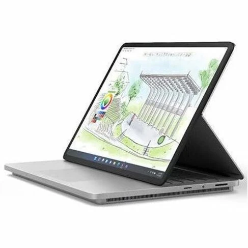 Microsoft Surface Laptop Studio 2 14.4" Écran tactile convertible (curseur flottant) Ordinateur portable 2 en 1 - Intel Core i7 - 64 Go - SSD 1 To - Clavier anglais, français - Platinum Z2F-00002