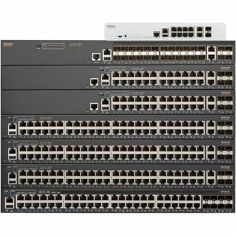 Commutateur d'accès empilable de classe entreprise RUCKUS ICX 7150 ICX7150-48PF-2X10G