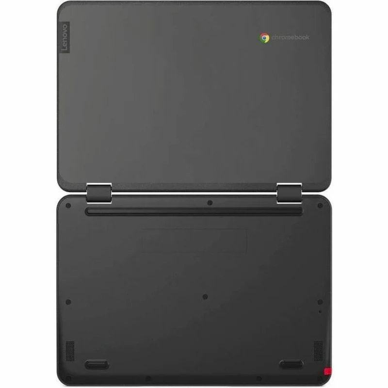 Lenovo 500e Chromebook Gen 3 82JB003XCF Chromebook 11.6 en 294.64 convertible tactile 2" (1 mm) - HD - Intel Celeron N4500 - 4 Go - Mémoire flash 32 Go - Clavier français, anglais - Gris 82JB003XCF