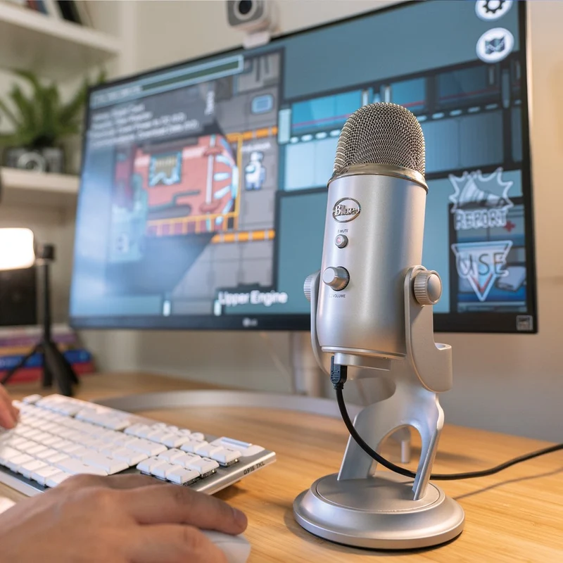 Microphone à condensateur filaire Blue Yeti 988-000103