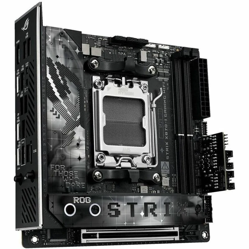 Carte mère de bureau gaming Asus ROG Strix X870-I GAMING WIFI - Chipset AMD X870 - Socket AM5 - Mini ITX ROGSTRIXX870IGAMINGWIFI